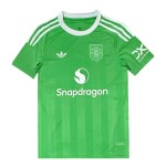Günstige Fußballtrikots Manchester United Torwart 2025-26 Grüne Kurzarm